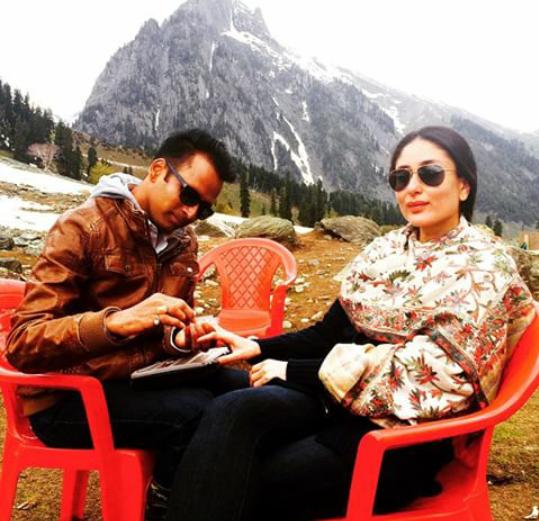 Kareena Kapoor in Kashmir