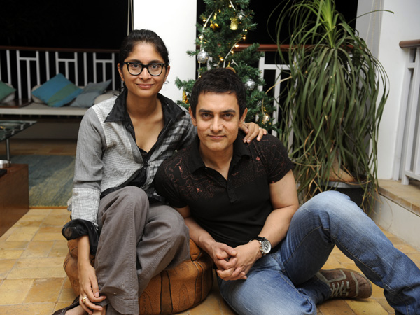 Aamir Khan with wife Kiran Rao