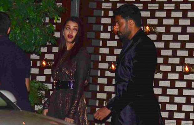 Abhi - Aish outside Antillia