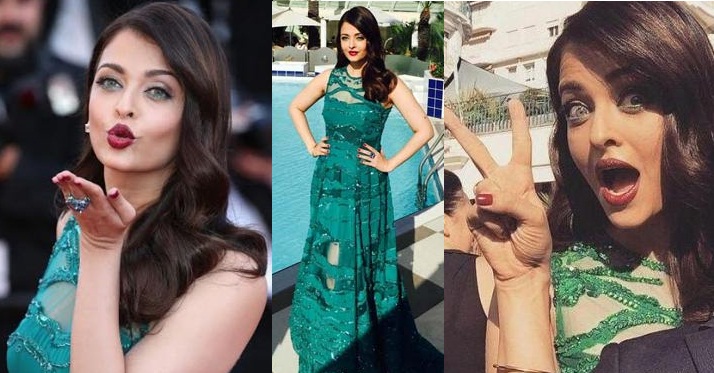Pictures : Aishwarya Rai Bachchan graces Red Carpet at Cannes 2015