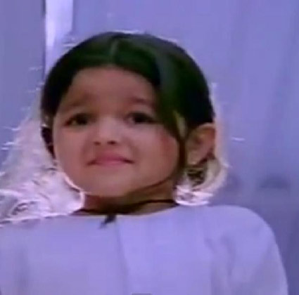 Alia Bhatt child artist