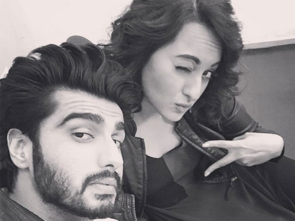 Arjun Kapoor with Sonakshi Sinha