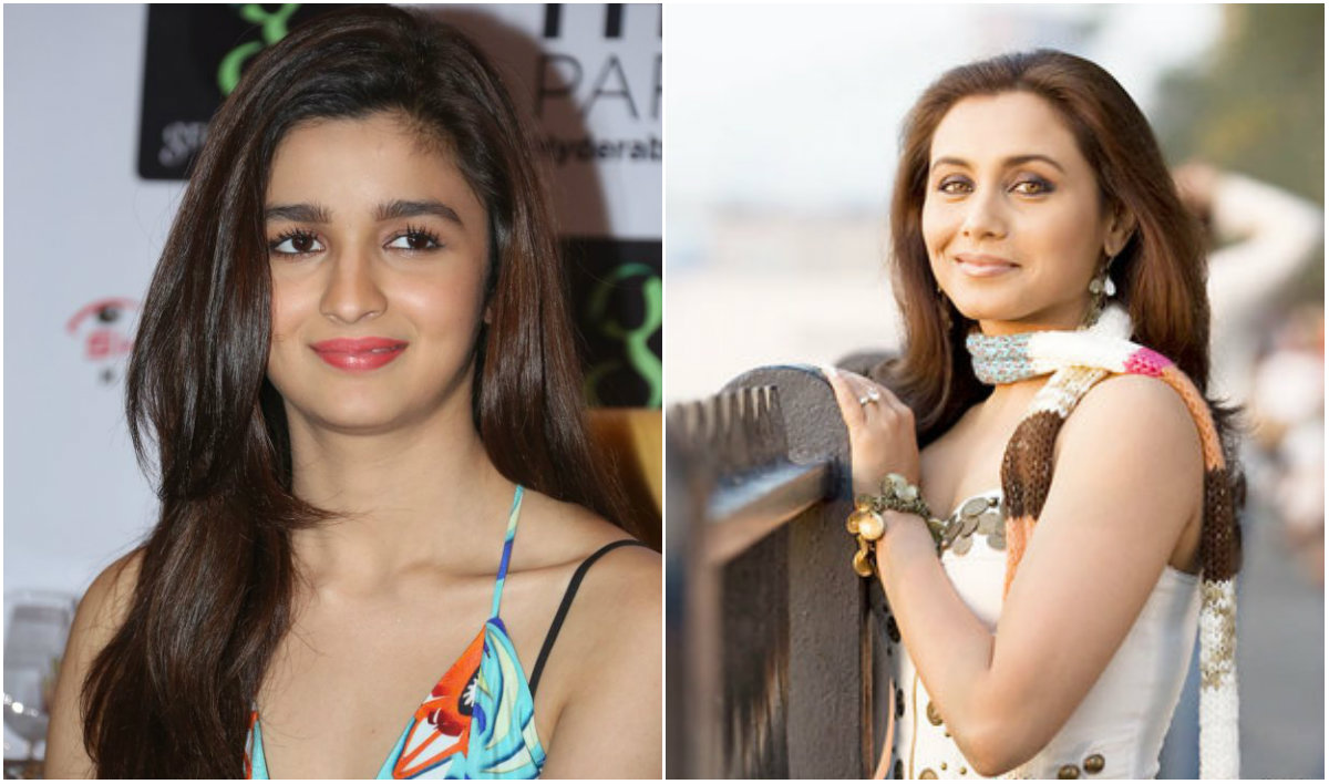 Alia Bhatt with Rani Mukherjee