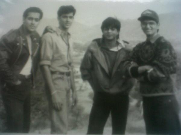 Hrithik Roshan rare pic on the sets of Karan Arjun