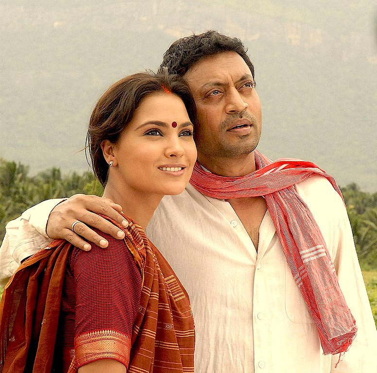 Irrfan Khan and Lara Dutta in Billu Barber