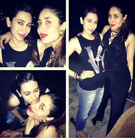 Kareena Kapoor with Her sister Karishma Kapoor