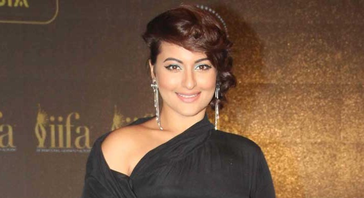 Sonakshi Sinha in black.