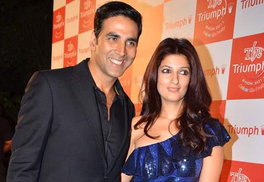 Akshay Kumar with Twinkle Khanna