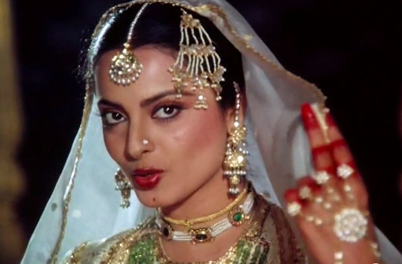 Rekha in Umrao Jaan look.