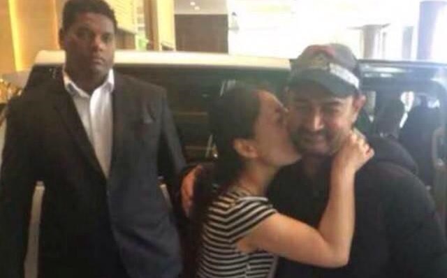 When a Chinese fan surprised Aamir Khan with a kiss