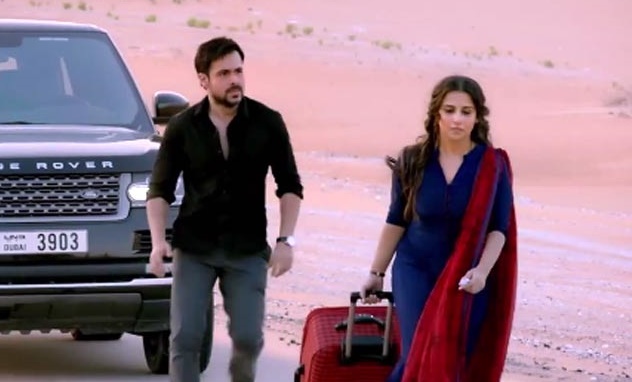 : Emraan Hashmi- Vidya Balan in a movie still