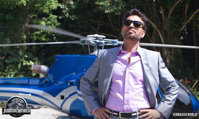 Irrfan Khan as flamboyant Masrani in ‘Jurassic World’