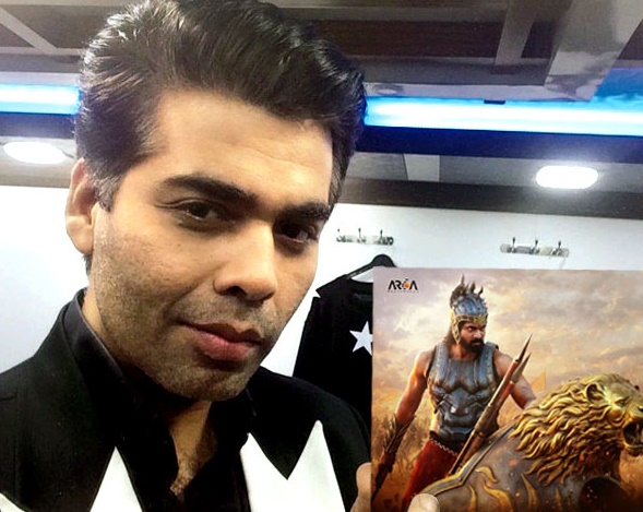 Karan JoharBaahubali - The Beginning' poster