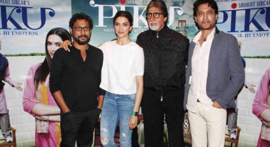 Spotted: Deepika Padukone, Irrfan on the sets of 'Piku' in New Delhi