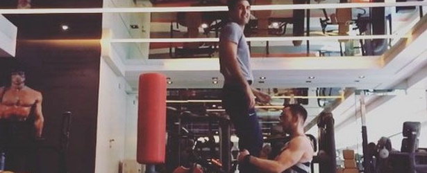 Ranbir Kapoor work out