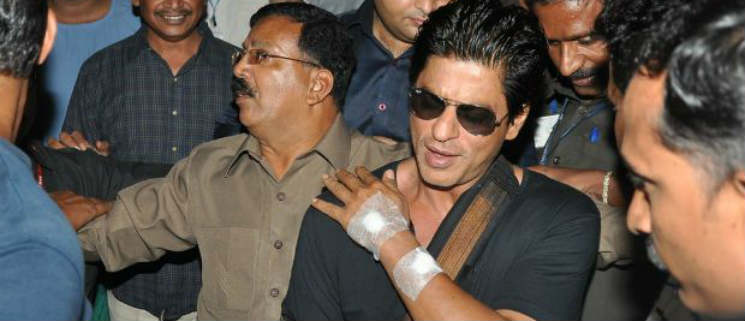 Shah Rukh Khan injured