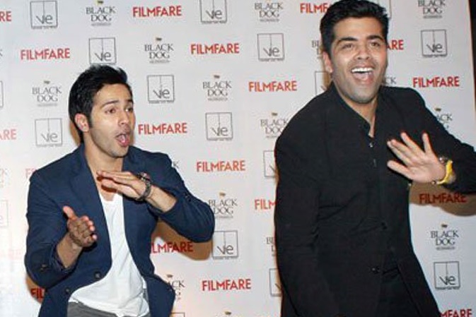 Varun Dhawan with Karan Johar