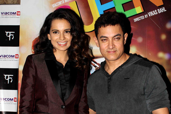 Aamir KhanKangana Ranaut' at an event