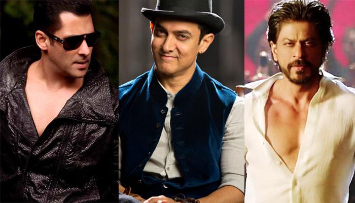 Salman Khan, Aamir Khan, Shahrukh Khan
