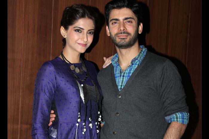 Sonam Kapoor Fawad Khan at an event.