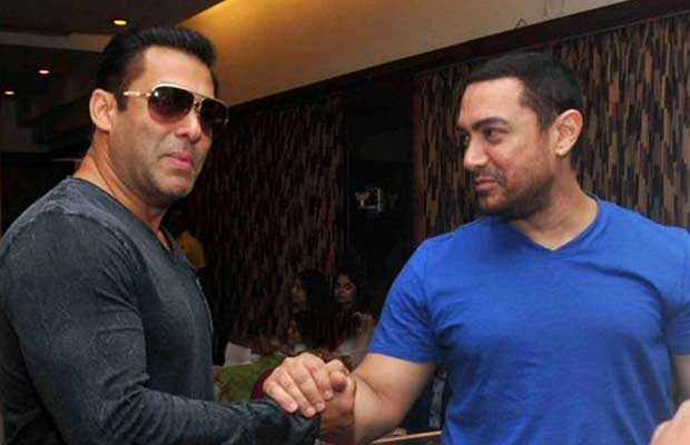 Salman Khan and Aamir Khan at an event.