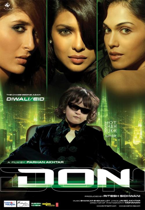 AbRam Khan in Shah Rukh Khan's Movie Posters