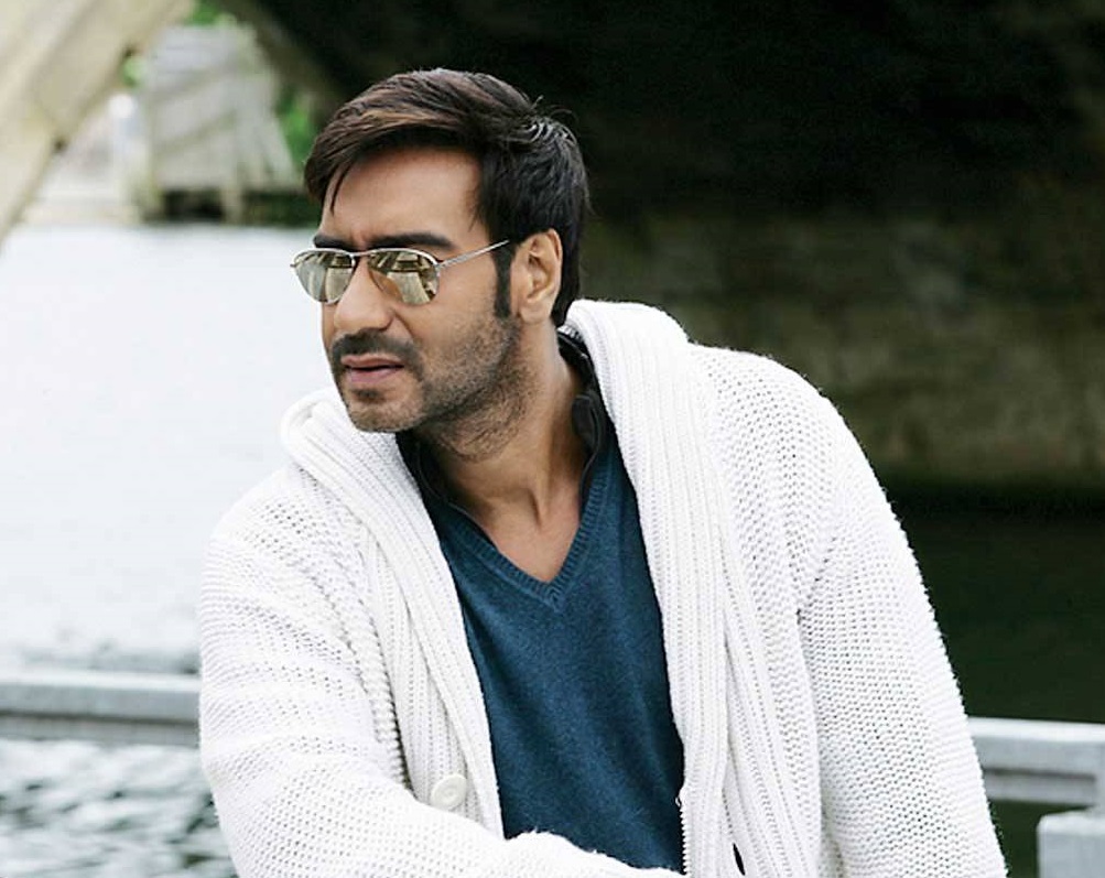 Ajay Devgn in serious look
