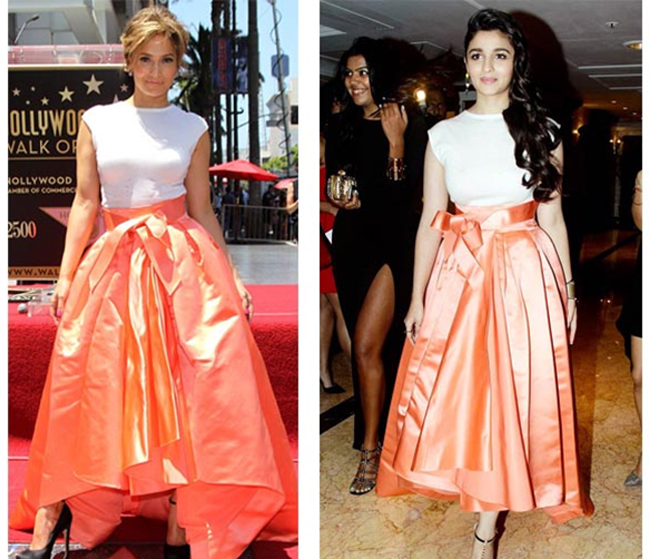 Alia Bhatt Copies Jennifer Lopez