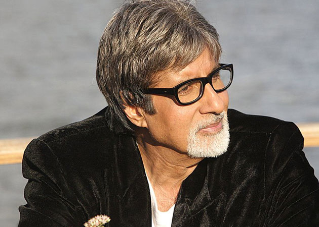 Amitabh Bachchan in black