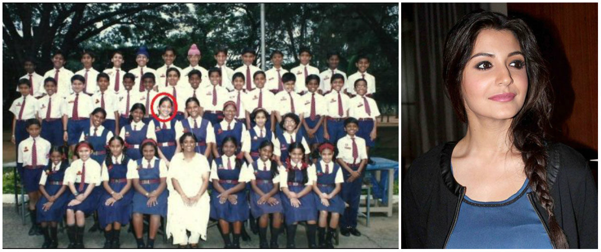 Anushka Sharma in school time