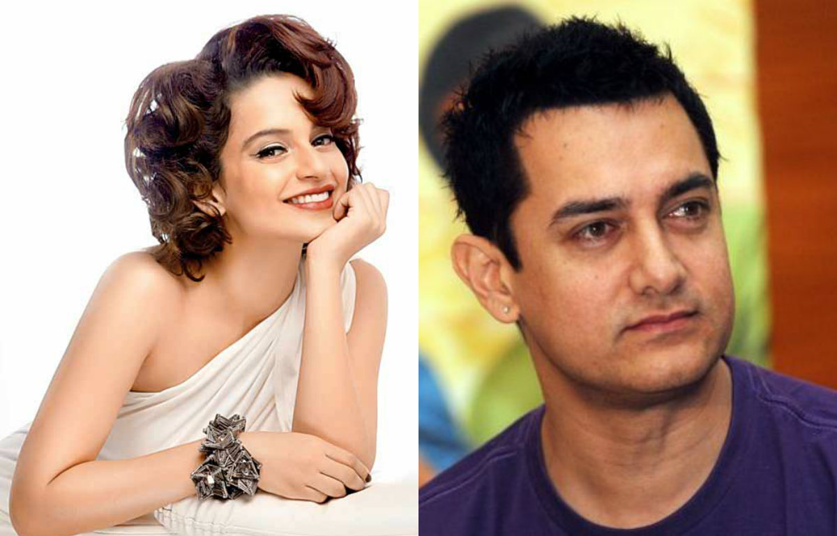Aamir Khan with Kangana Ranaut