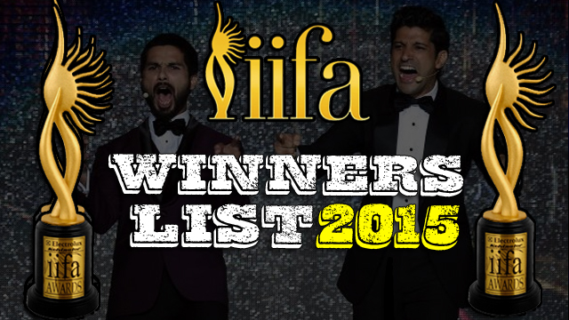 IIFA Awards Winners 2015 List