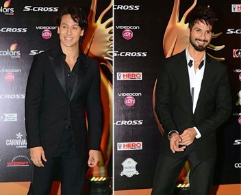 Shahid Kapoor - Tiger Shroff  snapped in an Anti-Gravity booth