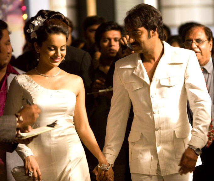 Ajay Devgn with Kangana Ranaut