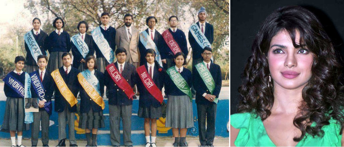 Priyanka Chopra in school time