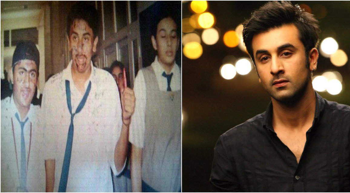 Ranbir Kapoor in school time