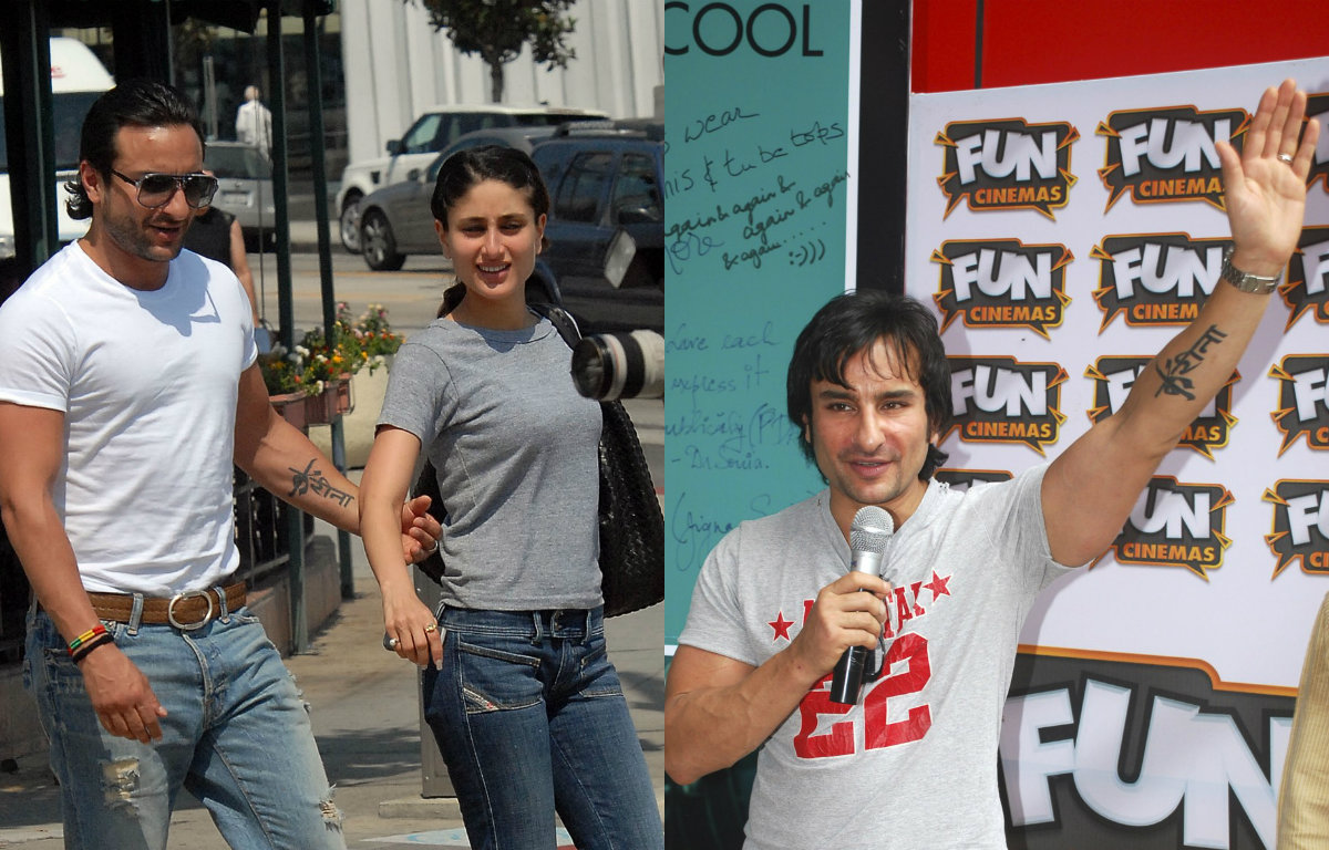 Saif Ali Khan Tattoo