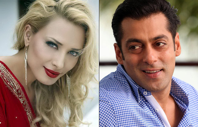 Salman Khan with Lulia Vantur