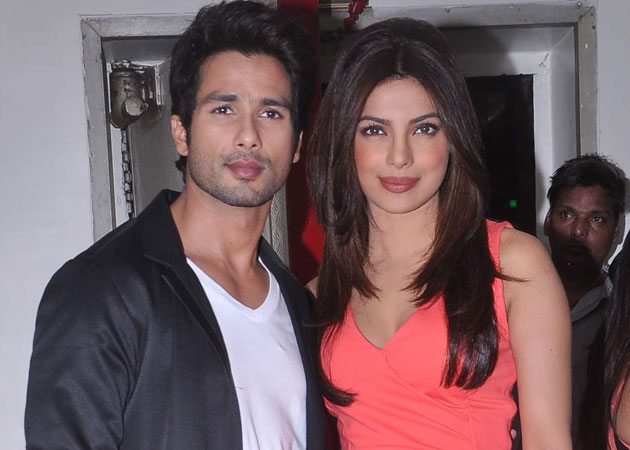 Shahid Kapoor with Priyanka Chopra