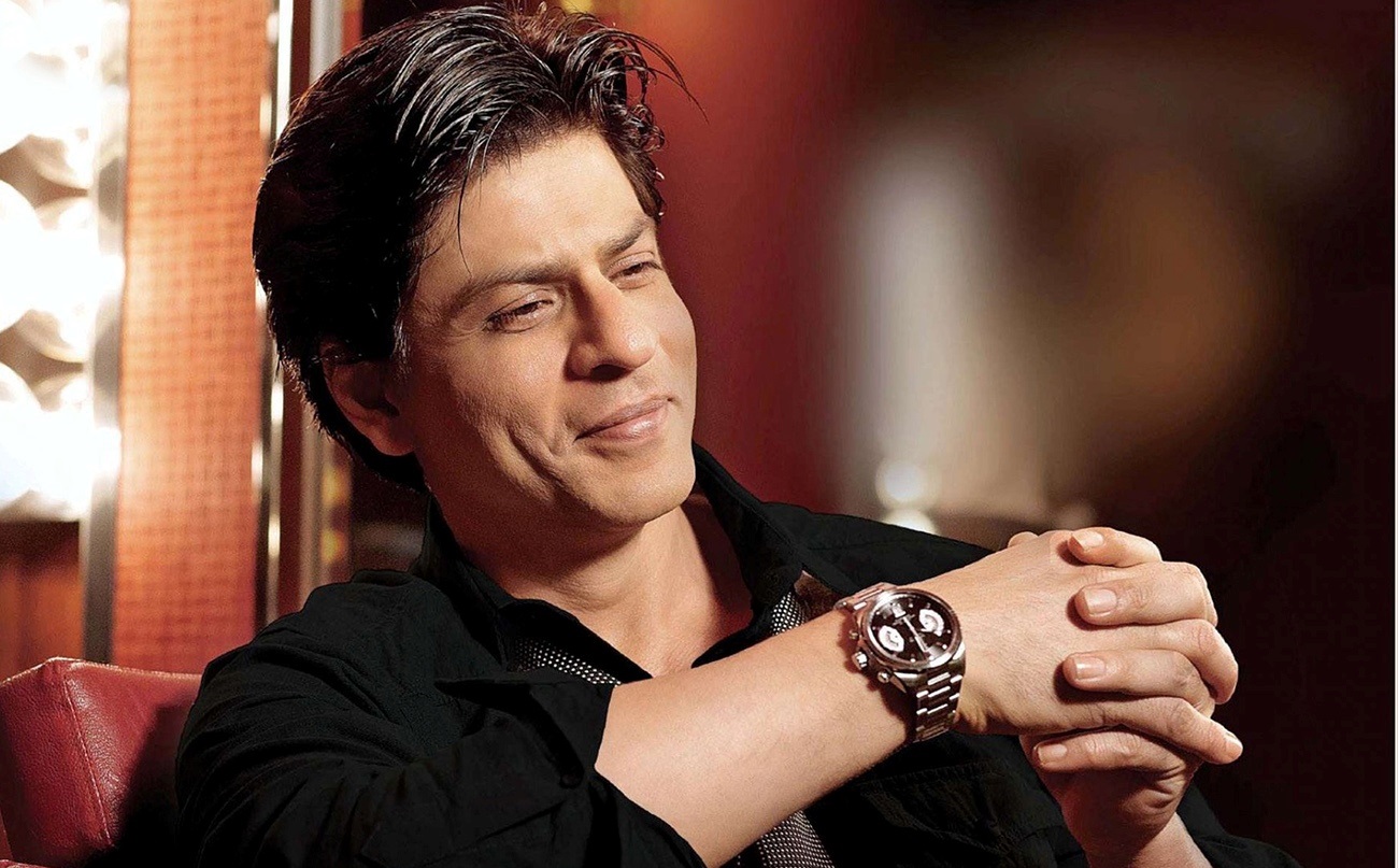 Shahrukh Khan in black