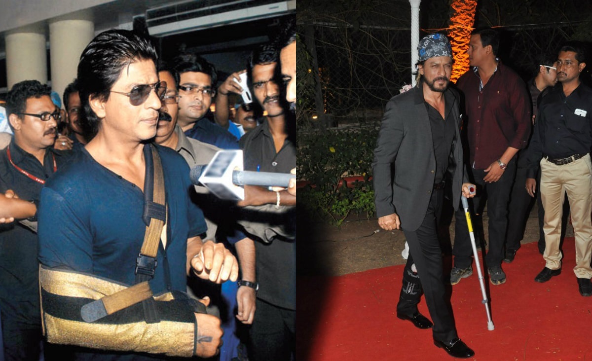 Shahrukh Khan injured