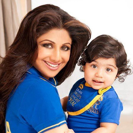 Shilpa Shetty Kundra with Viaan Kundra