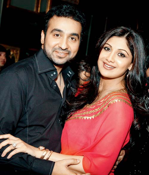 Shilpa Shetty with Raj Kundra