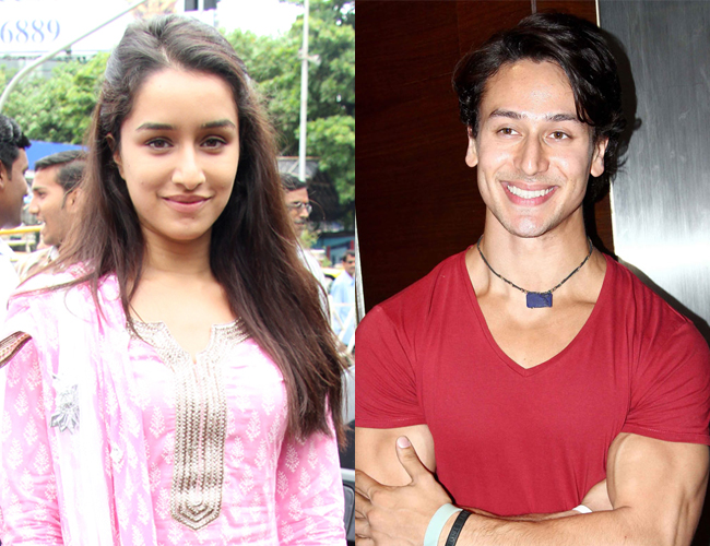 Shraddha Kapoor with Tiger Shroff