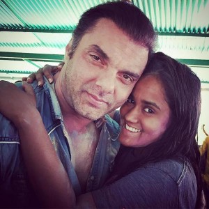Sohail Khan with Arpita Khan clicked selfie