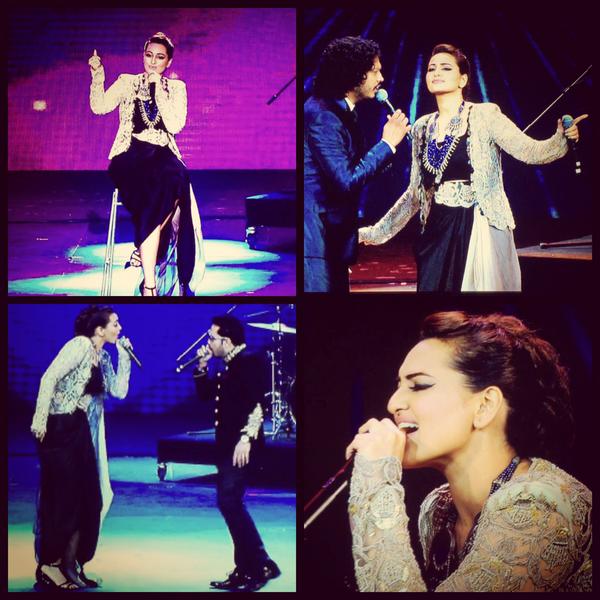 Sonakshi Sinha singing