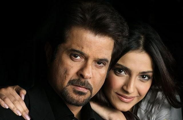 Sonam Kapoor with Anil Kapoor