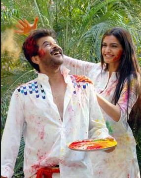 Sonam Kapoor with Anil Kapoor