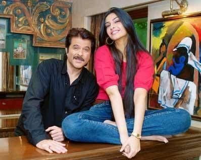 Sonam Kapoor with Anil Kapoor