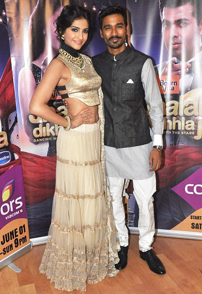 Sonam Kapoor with Dhanush